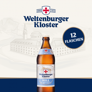 Weltenburger Kloster Hell - Pack 12x 0,5 Ltr.