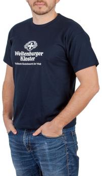 Weltenburger Kloster T-Shirt blau - Stück in XL
