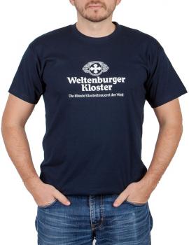 Weltenburger Kloster T-Shirt blau - Stück in M