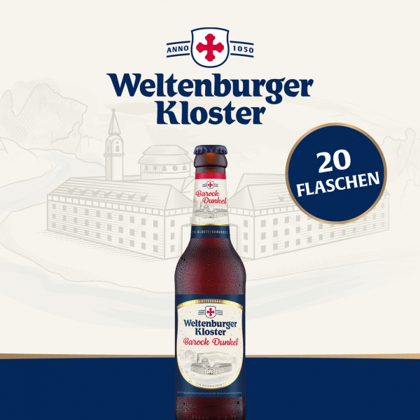 Weltenburger Kloster Barock Dunkel - Kiste 20x 0,33 Ltr. 