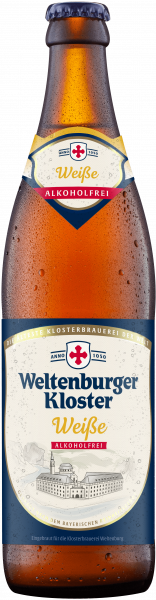 Weltenburger Kloster Hefe Weissbier Alkoholfrei - Flasche 0,5 Ltr. 
